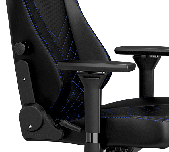 gaming chair vegan HERO Black Blue lumbar support