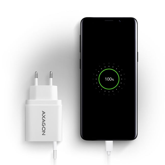 Axagon ACU-QC19W Ladeger&auml;t 19W QC3.0 Wei&szlig; image number 4