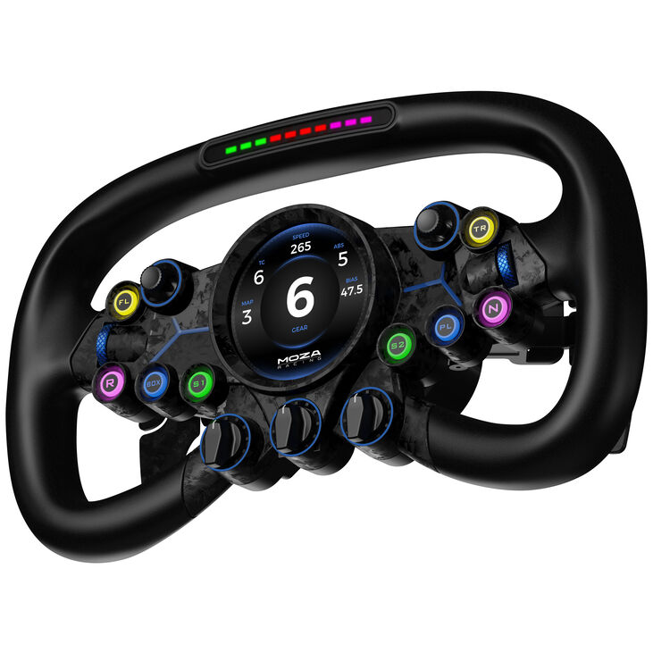 MOZA Vision GS Sim Racing Steering Wheel – Vision GS Lenkrad für SimRacing image number 4