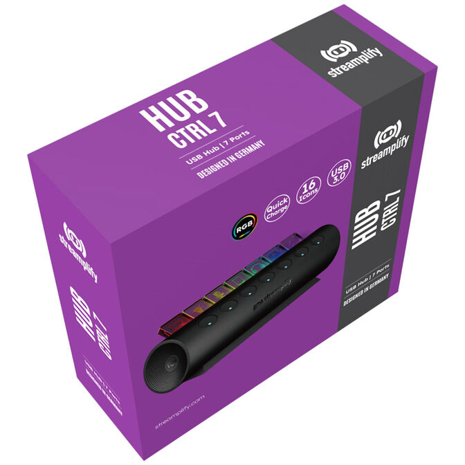 Streamplify Hub Ctrl 7 USB-Hub RGB image number 9