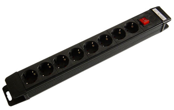 Brennenstuhl Power Strip Premium 8-way Black image number 0