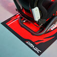 Simagic Teppich Schwarz-Rot &ndash; SimRacing Bodenmatte image number null