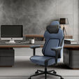 ThunderX3 Core Smart Ergonomic Gaming Chair - Modern Blue image number null