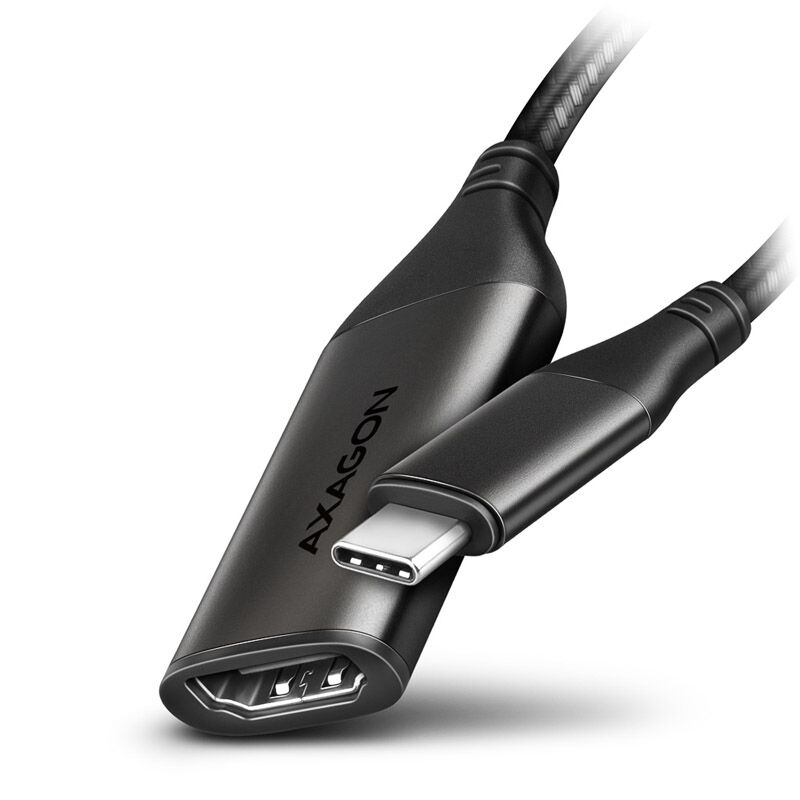 Axagon RVC-HI2M USB-C zu HDMI 4K60 Adapter 25 cm