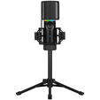 Streamplify Mic RGB USB-Mikrofon Schwarz Tripod image number null