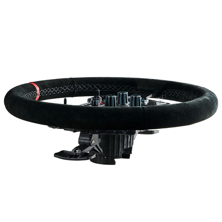 Asetek SimSports GT Rim – 340 mm Schwarzer Suede-Lenkradkranz image number 4