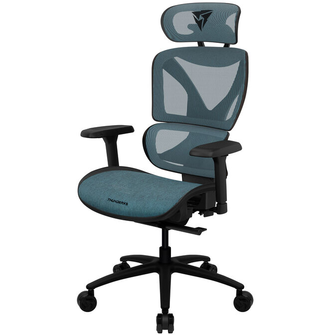 ThunderX3 XTC Ergonomischer B&uuml;rostuhl Schwarz/Blau image number 1