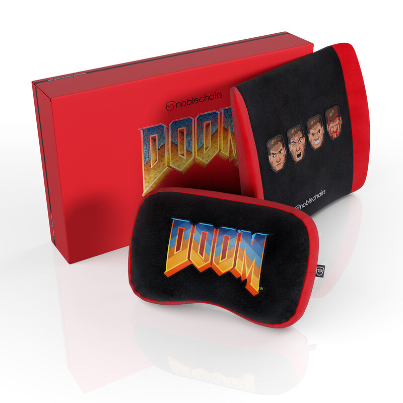 noblechairs Memory Foam Cushion Set DOOM Retro Edition