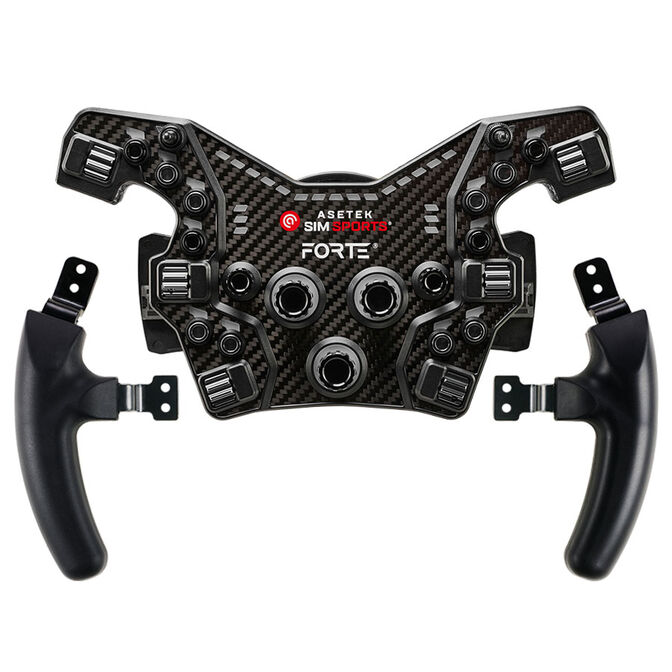 Asetek SimSports Forte Formula Button Box V2, schwarz + Formula Regular Handles image number 0