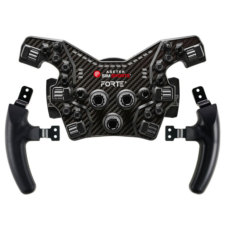 Asetek SimSports Forte Formula Button Box V2, schwarz + Formula Regular Handles image number 0