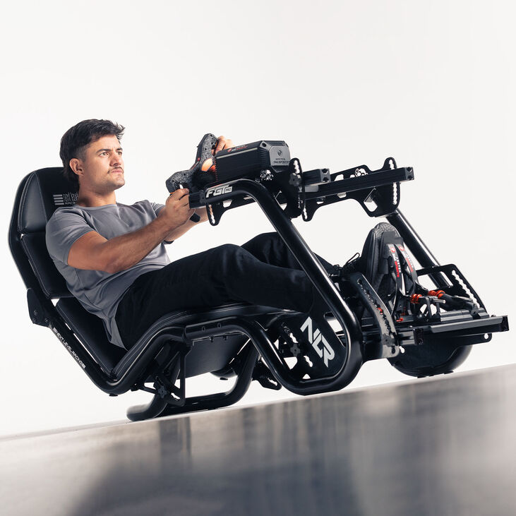 Next Level Racing F-GT Pro – Racing-Cockpit – Schwarz image number 4