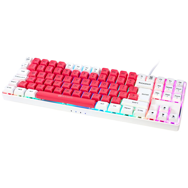 Gamiac TKL90G Gaming-Tastatur Kailh Red RGB