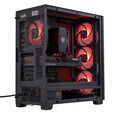 King Mod Systems Gaming-PC Mach 5 Rot, AMD Ryzen 5 7500X3D, RX 9070XT, without Windows image number null