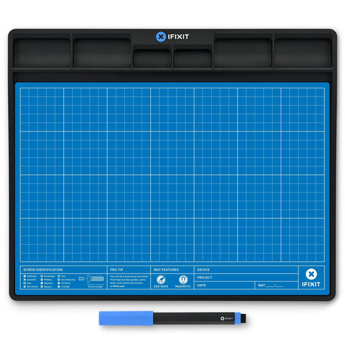 iFixit FixMat Magnetic Project Mat ESD-safe Blau image number 0