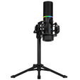 Streamplify Mic RGB USB-Mikrofon Schwarz Tripod image number null