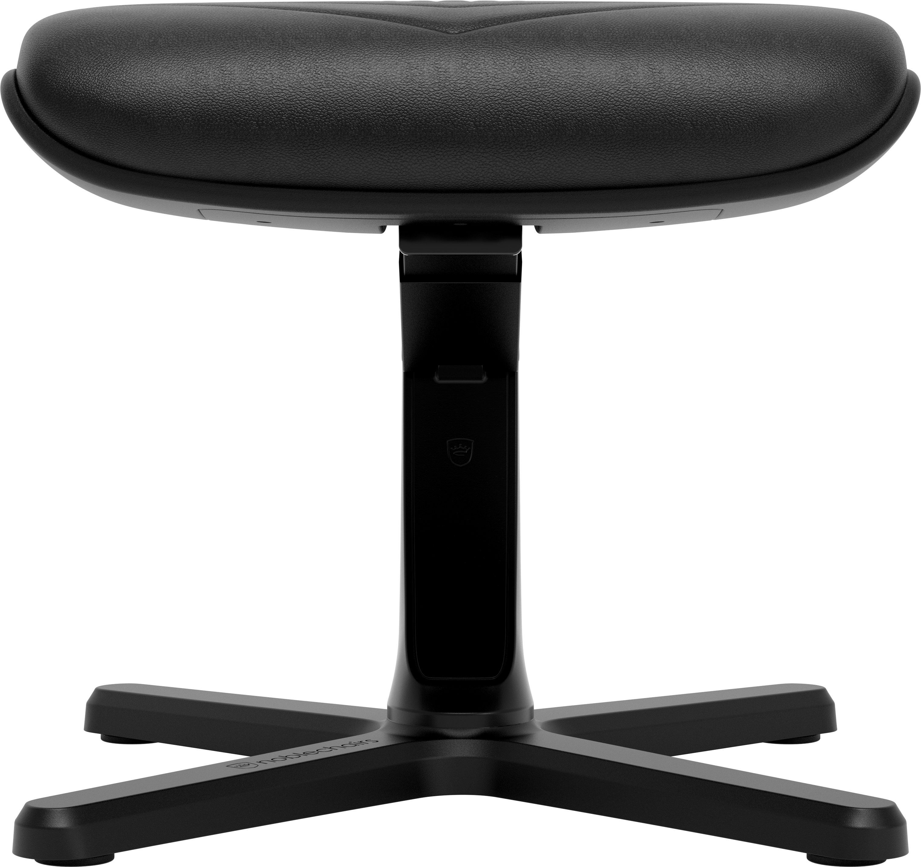noblechairs Fußstütze 2 - Echtleder Schwarz hübsches Design