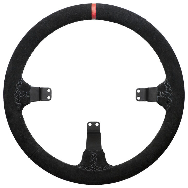 Asetek SimSports GT Rim – 340 mm Schwarzer Suede-Lenkradkranz image number 1