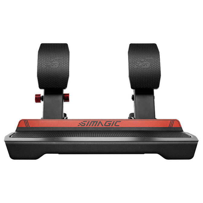 Simagic P700 Pedal Set, 150kg Load Cell Sensor, Hall Sensor, two pedals - black image number 2