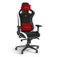 noblechairs EPIC Real Leather Gaming Chair Black/White/Red image number null