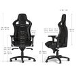 noblechairs EPIC Gaming Chair Black/Gold image number null