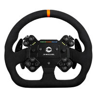 Simucube Valo GT-23 SC3 Simracing Steering Wheel, 320 mm Diameter, GT Design, SC3 Quick Release - Black, Suede