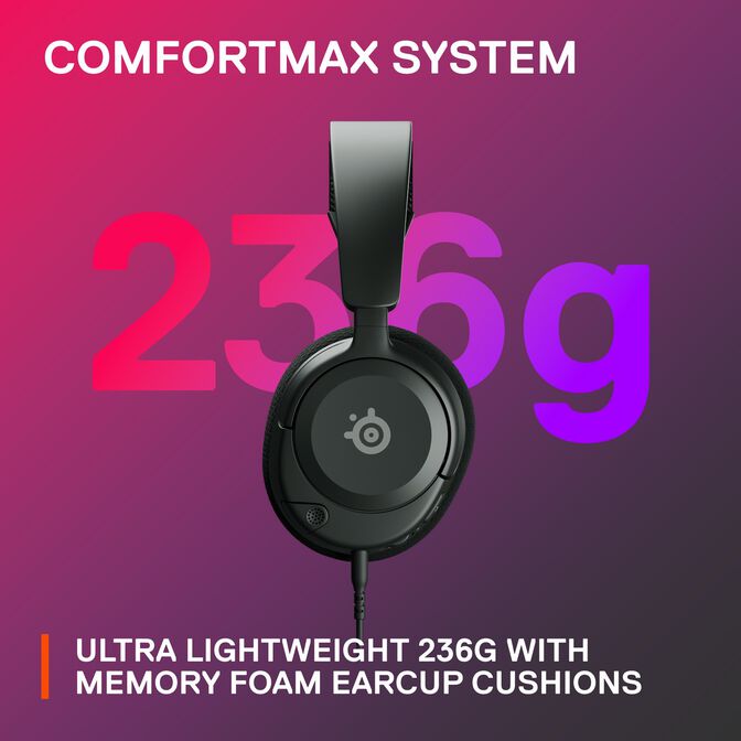 SteelSeries Arctis Nova 1 Gaming-Headset image number 8