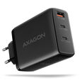 Axagon GaN USB‑C Wandladeger&auml;t 100W 3‑Port image number null