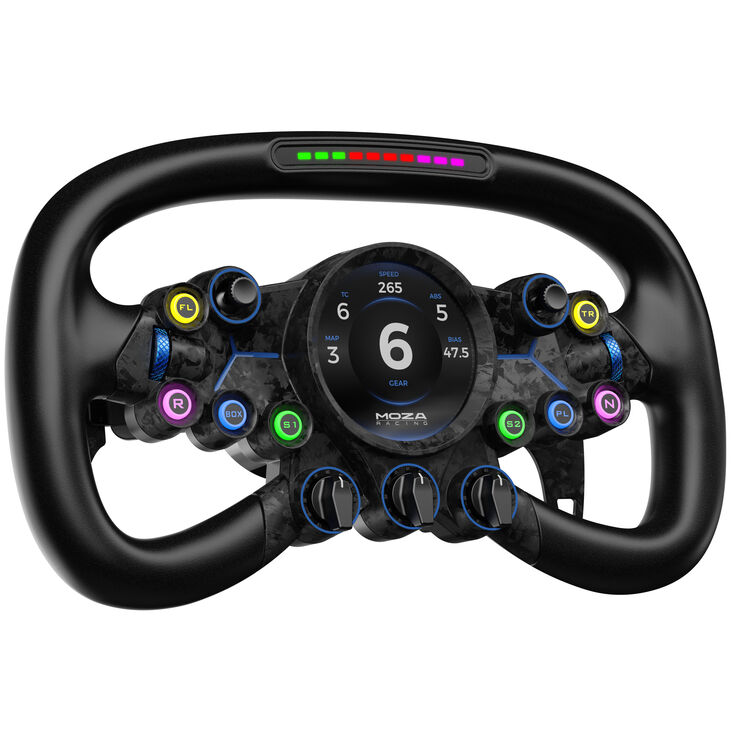 MOZA Vision GS Sim Racing Steering Wheel – Vision GS Lenkrad für SimRacing image number 0