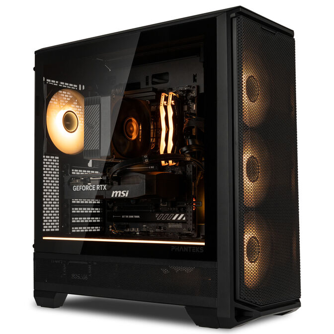KingForge Gaming-PC Gold, AMD Ryzen 5 7500X3D, RTX 5070, Phanteks Eclipse G400A, without Windows image number 0