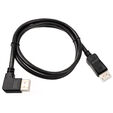 InLine 8K DisplayPort Kabel linksgewinkelt schwarz image number null