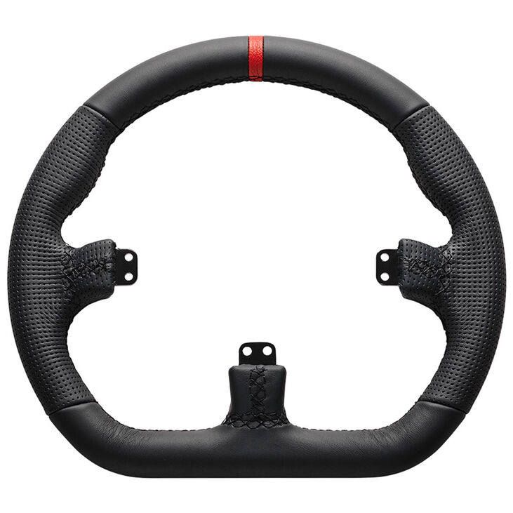 Asetek SimSports GT Rim – Geschlossenes Leder Schwarz image number 1