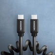Axagon USB-C Spiralkabel 1m USB 2.0 2.4A image number null