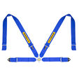 Sabelt Sim Seatbelts, 4-point harness, adjustable, compatible with P, S, and X series - blue image number null