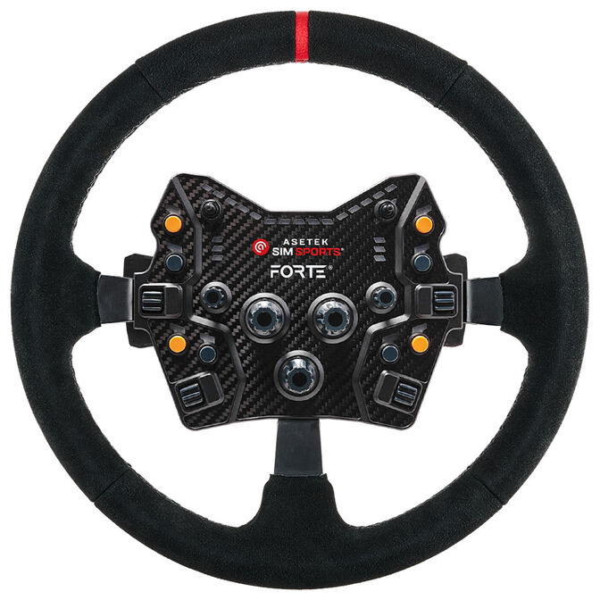 Asetek SimSports GT Rim &ndash; 340 mm Schwarzer Suede-Lenkradkranz image number 6