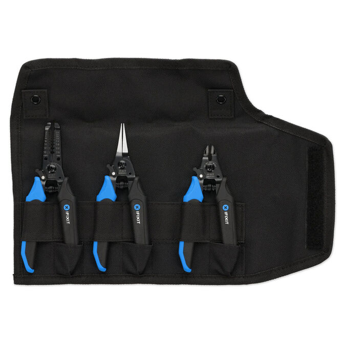 iFixit Mandible Zangen-Set 3-teilig Schwarz/Blau image number 1
