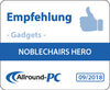 Allround-PC - NOBLECHAIRS HERO Premium-Gaming-Stuhl mit einstellbarer Lendenwirbelst&uuml;tze