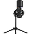 Streamplify Mic RGB USB-Mikrofon Schwarz Tripod image number null