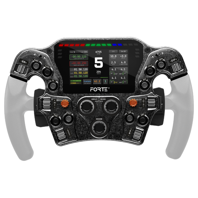Asetek SimSports Forte Formula Pro Buttonbox 4.3-inch image number 1