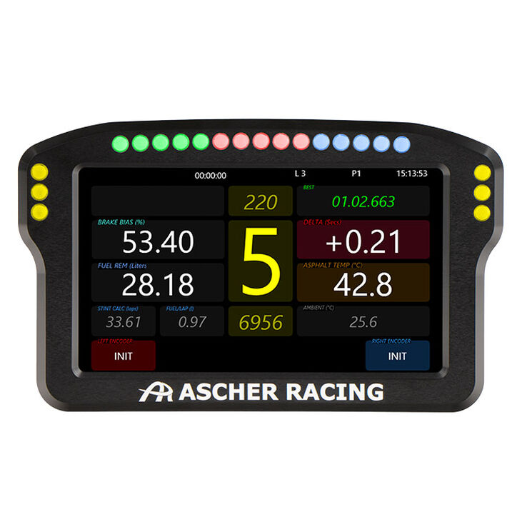 Ascher Racing Dashboard 5 – SimRacing Anzeige image number 1