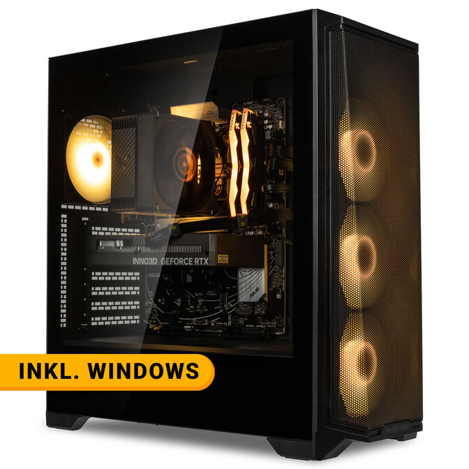 KingForge Gaming-PC Bronze, AMD Ryzen 5 7500F, RTX 5060, Phanteks Eclipse G370A image number 0