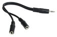 InLine Y-Kabel 3,5mm Audio-Adapter 0,2m image number null