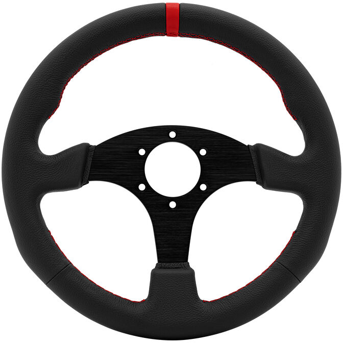 Simagic P-330R Leather Steering Wheel Rim &ndash; 330 mm Lederlenkradkranz image number 1