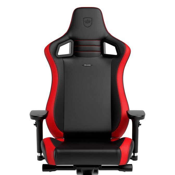 noblechairs EPIC Compact Gaming Chair Black Carbon Red image number 1