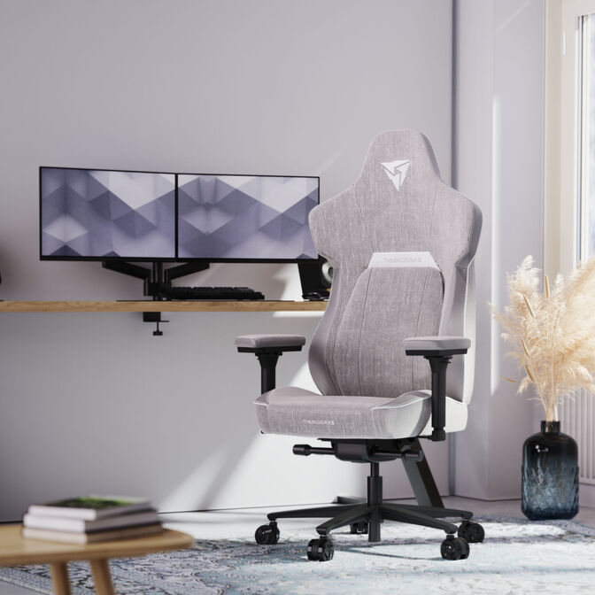 ThunderX3 CORE LOFT Ergonomic Gaming Chair Light Grey image number 8