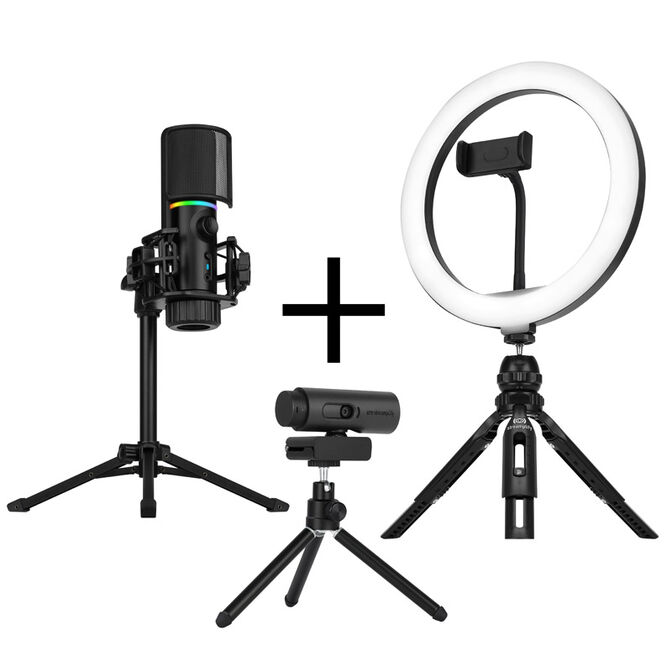 Streamplify Streaming Starter Bundle Cam Mic Light image number 0
