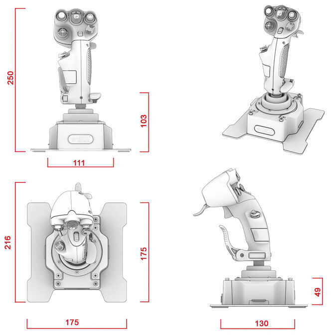 Virpil Controls Aeromax-R Flight Stick image number 11