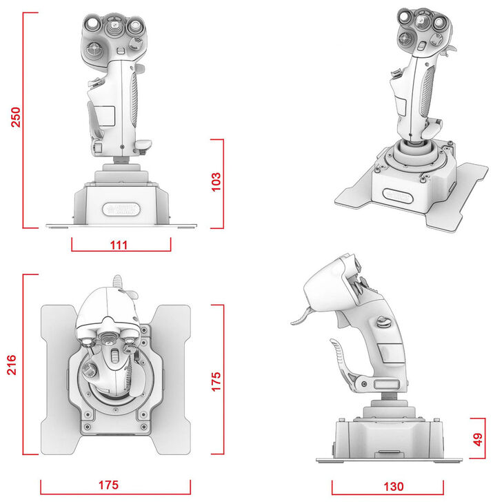 Virpil Controls Aeromax-R Flight Stick image number 11