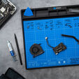iFixit FixMat Magnetic Project Mat ESD-safe Blau image number null