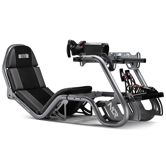 Next Level Racing F-GT Pro &ndash; Racing-Cockpit &ndash; Grau image number 2