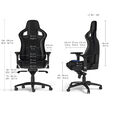 noblechairs EPIC Gaming Chair Black/Blue image number null